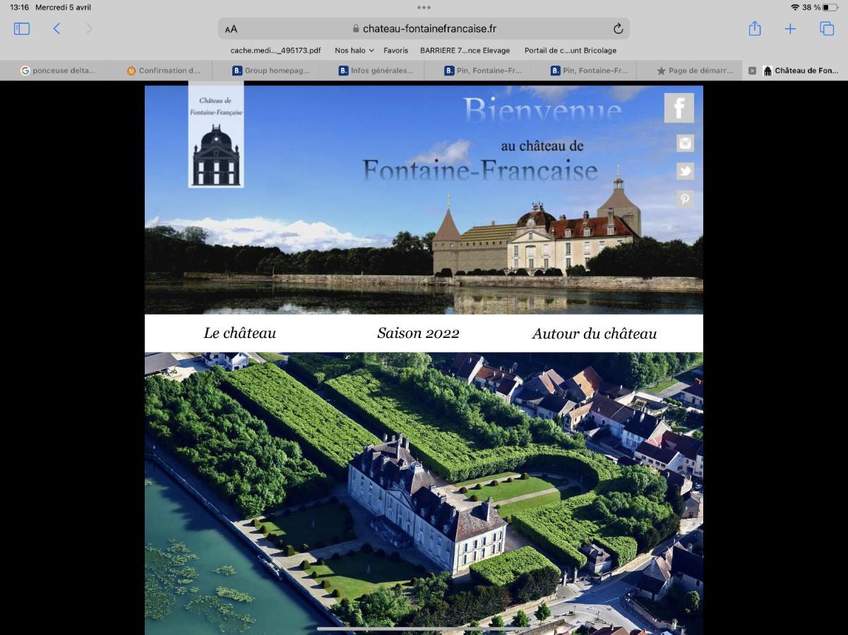 Villa Rue De La Tour Du Pin Fontaine-Française Esterno foto